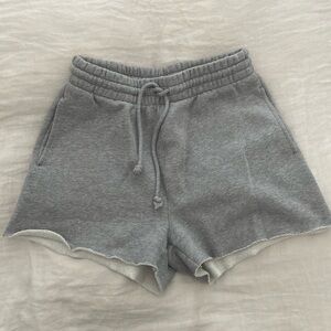 Aritzia TNA boyfriend cozy fleece sweat shorts